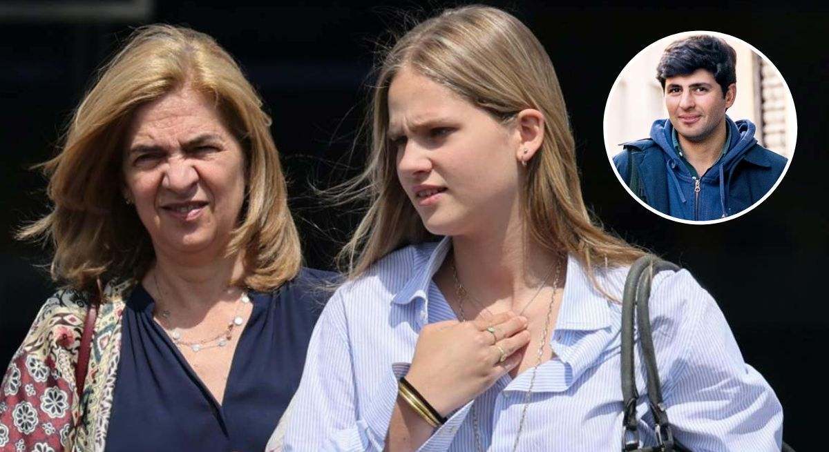 Juan Urquijo, la infanta Cristina e Irene Urdangarin