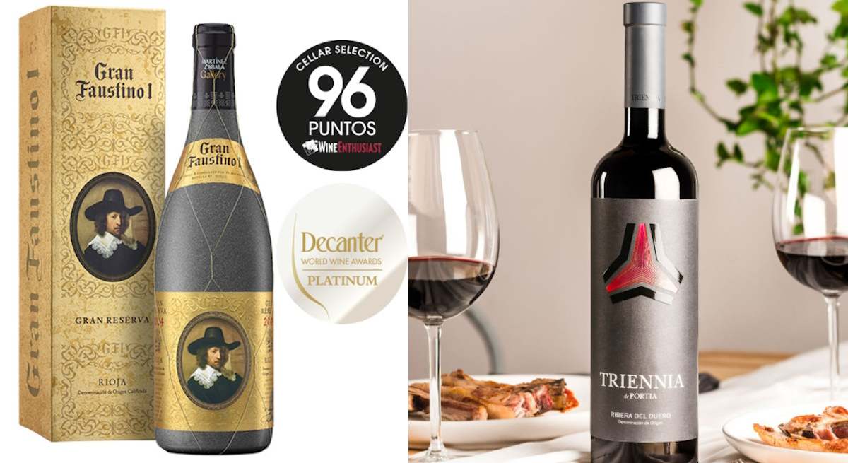 Gran Faustino I, con DO Rioja y el Ribera Portia Triennia