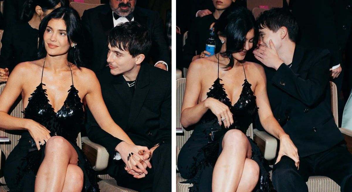 Kylie y Timothee en los BAFTA