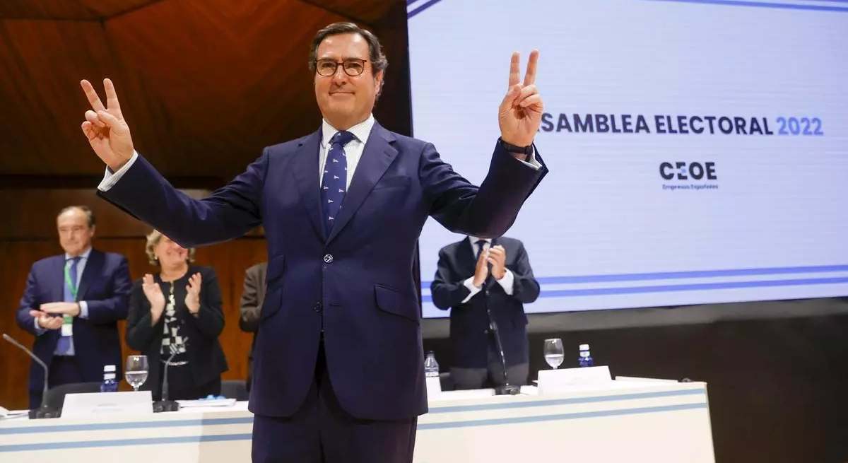 El presidente de la CEOE, Antonio Garamendi / EP