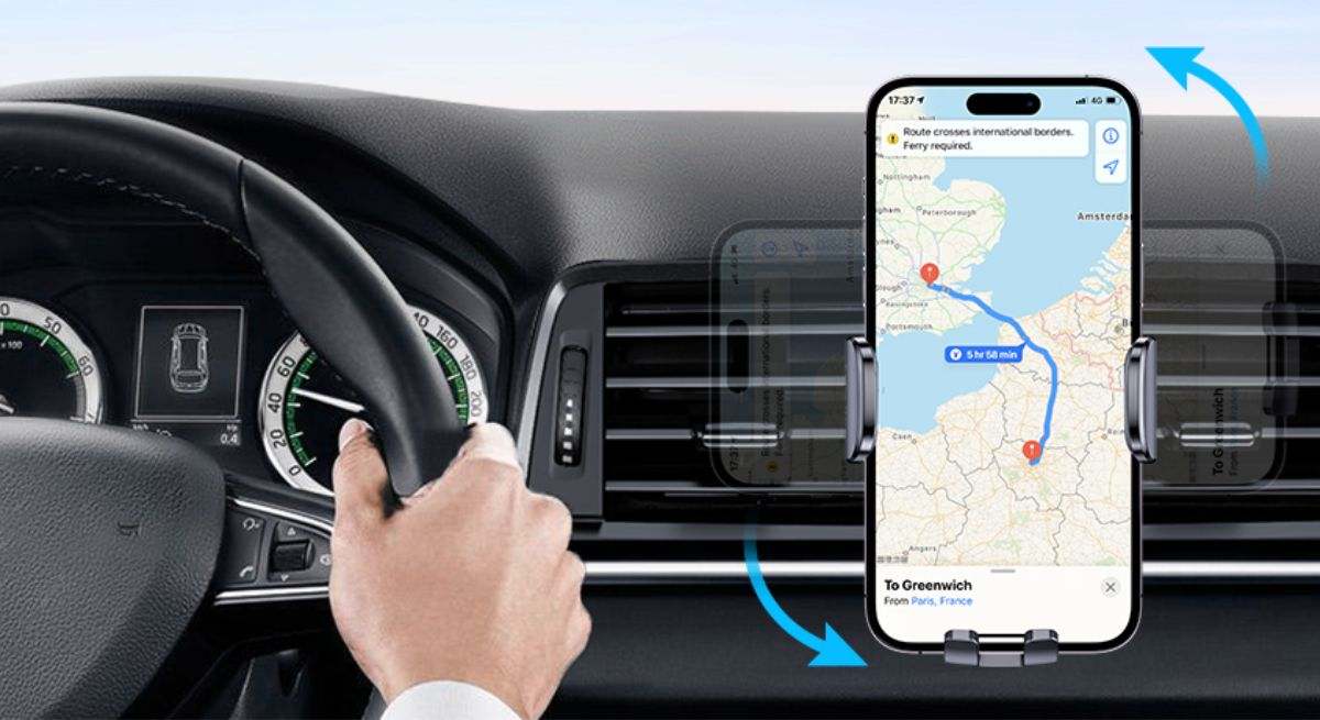 Soporte para móvil en el coche de Glangeh