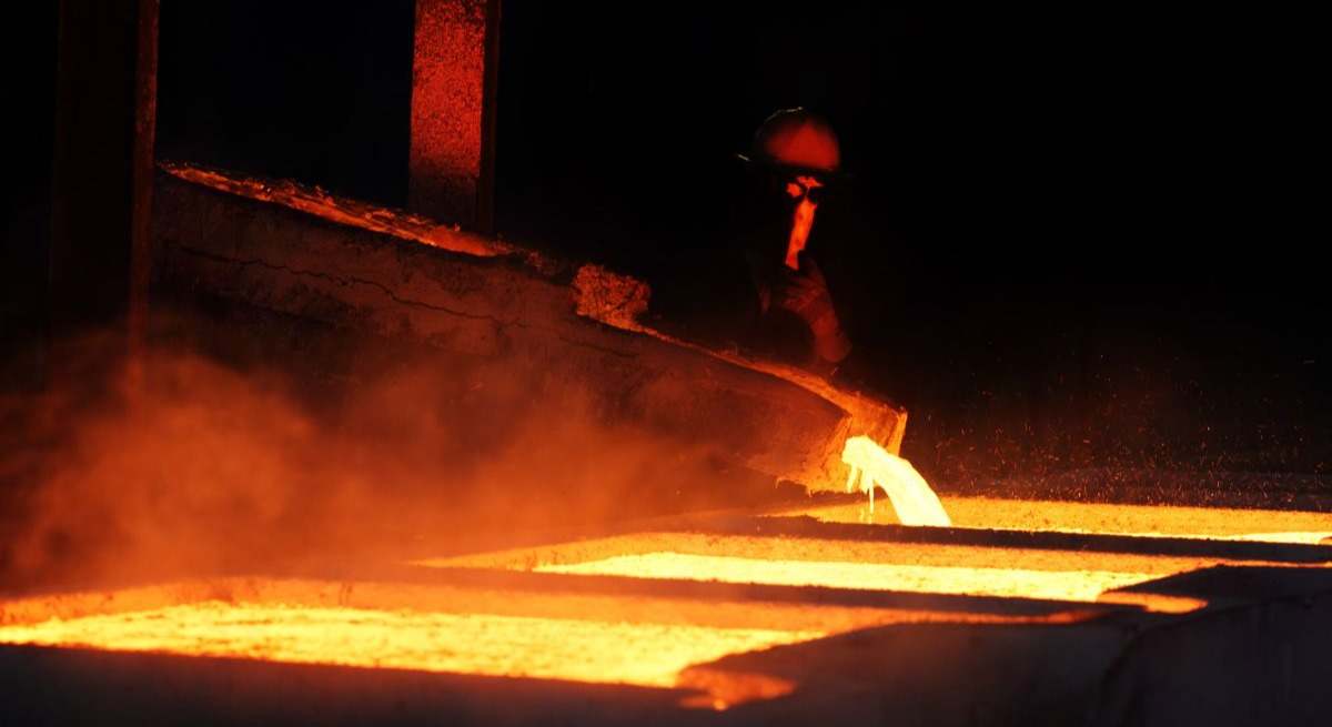 Fundición de cobre (Getty)