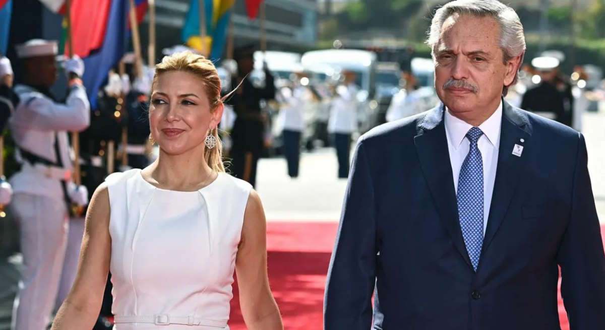 Alberto Fernández y Fabiola Yáñez