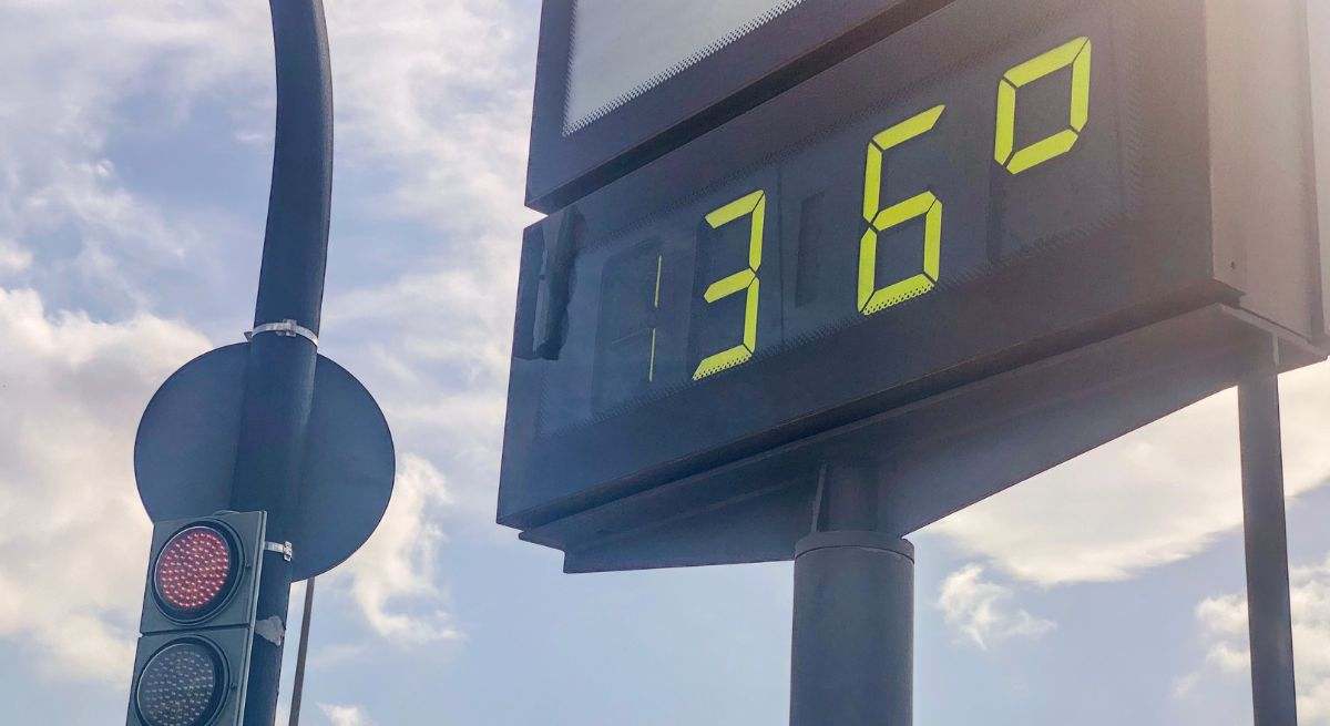 Termómetro marcando altas temperaturas en España. / Foto: iStock