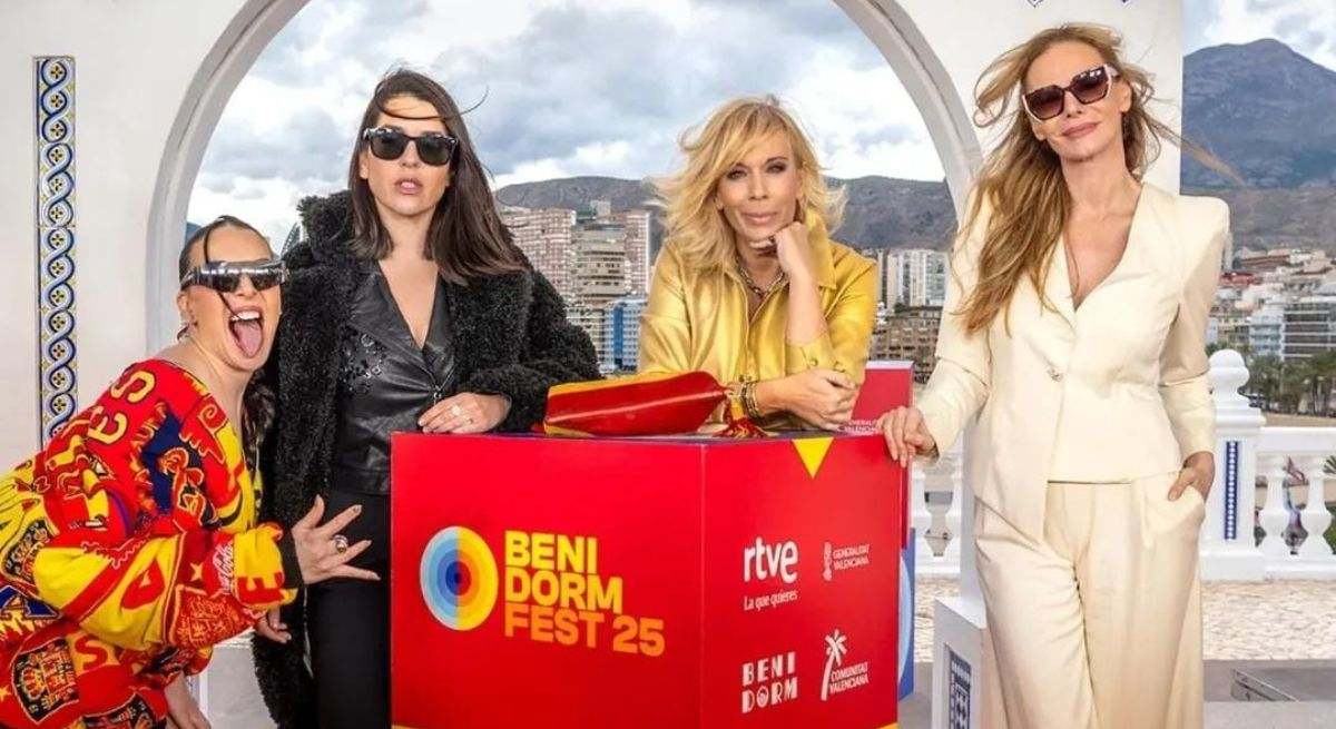 Las presentadoras del Benidorm Fest