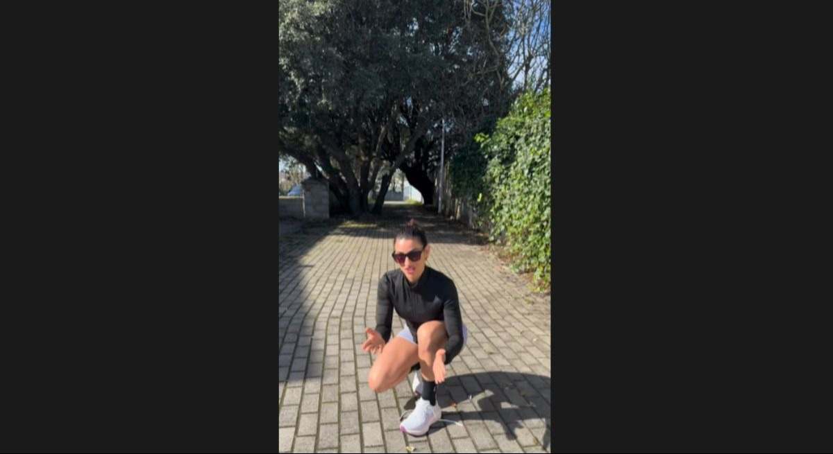 Cristina Segura truco para atarse las zapatillas