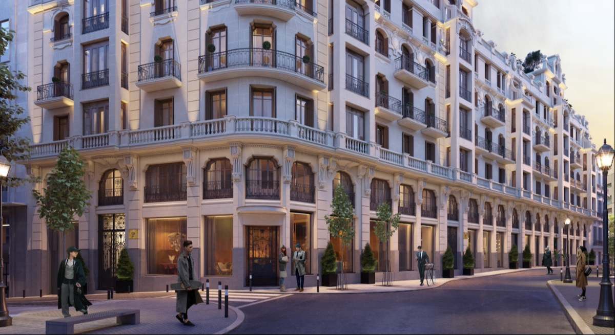 Edificio en la Calle Infantas 40 donde se instalará el proyecto