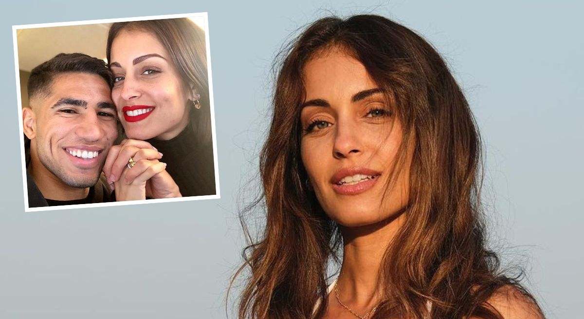 Hiba Habouk y una foto con Achraf Hakimi