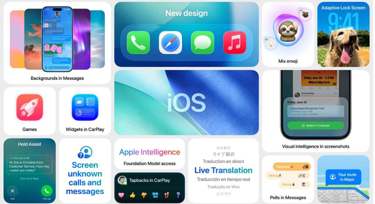 Estos son los iPhone compatibles con el nuevo iOS 26 de Apple y cuándo estará disponible