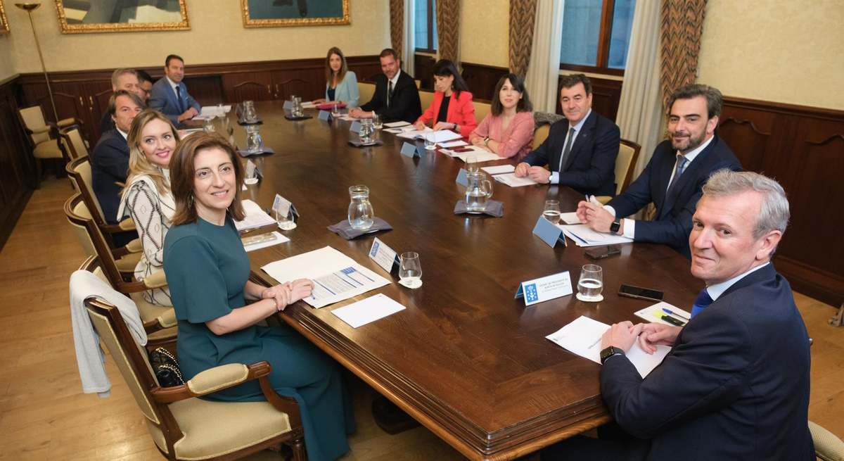 Primera reunión del nuevo Gobierno Gallego.