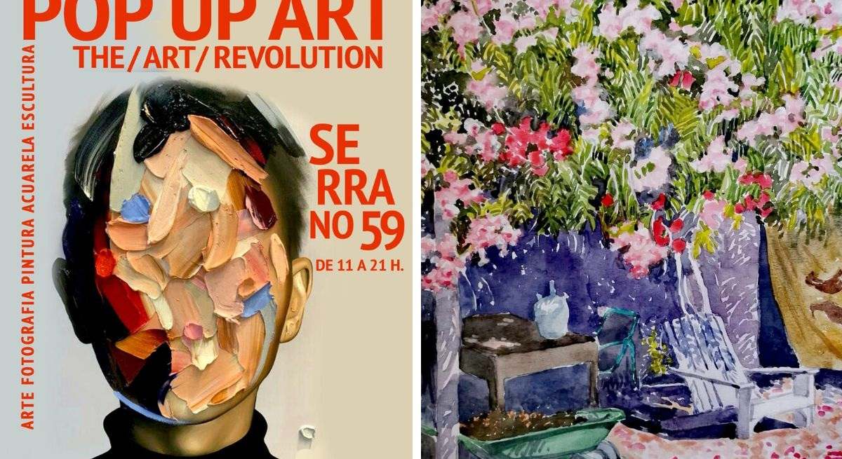 cartel de Pop Up Art y Ríos Coello.