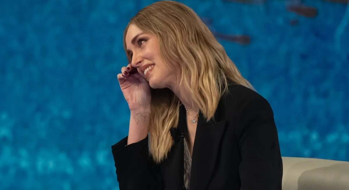 Chiara Ferragni se rompe en televisión
