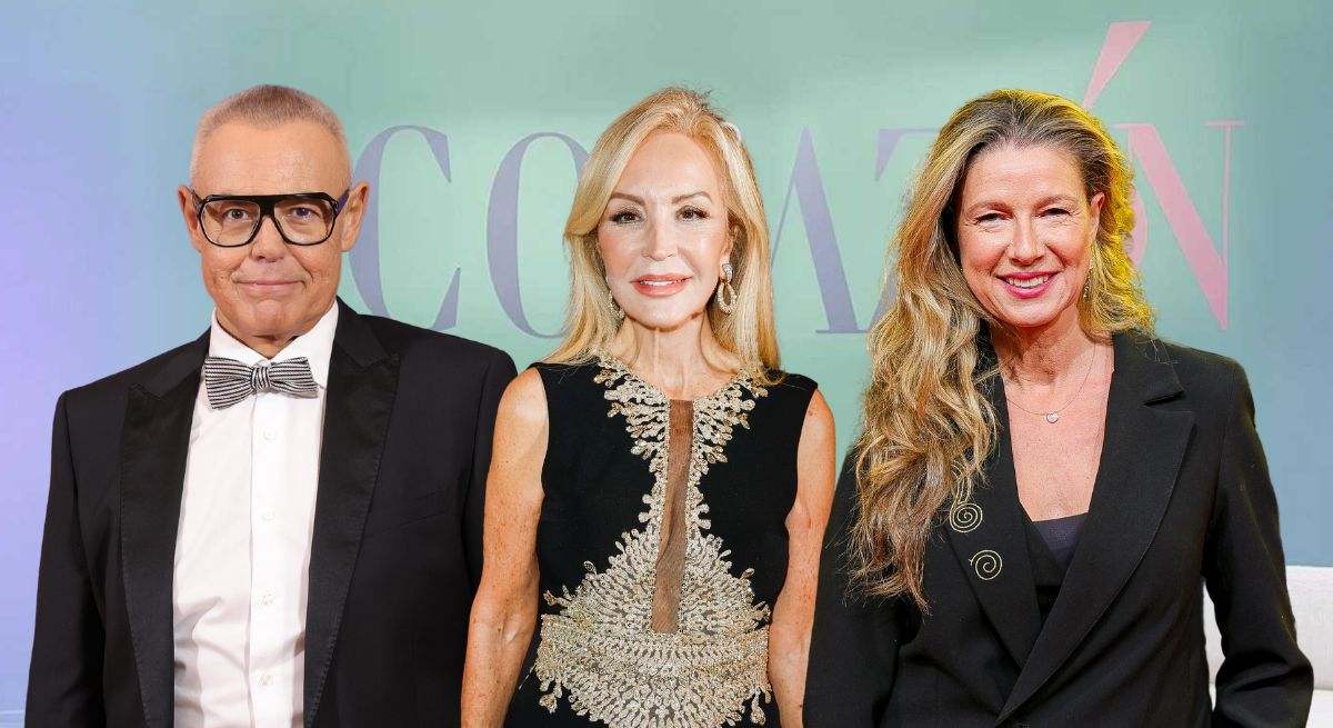Jordi González, Carmen Lomana y Anne Igartiburu