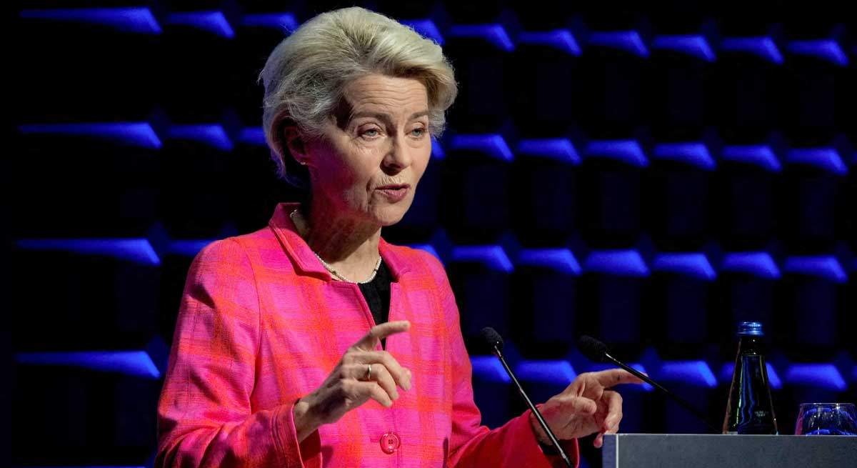 La presidenta de la Comisin Europea Ursula von der Leyen