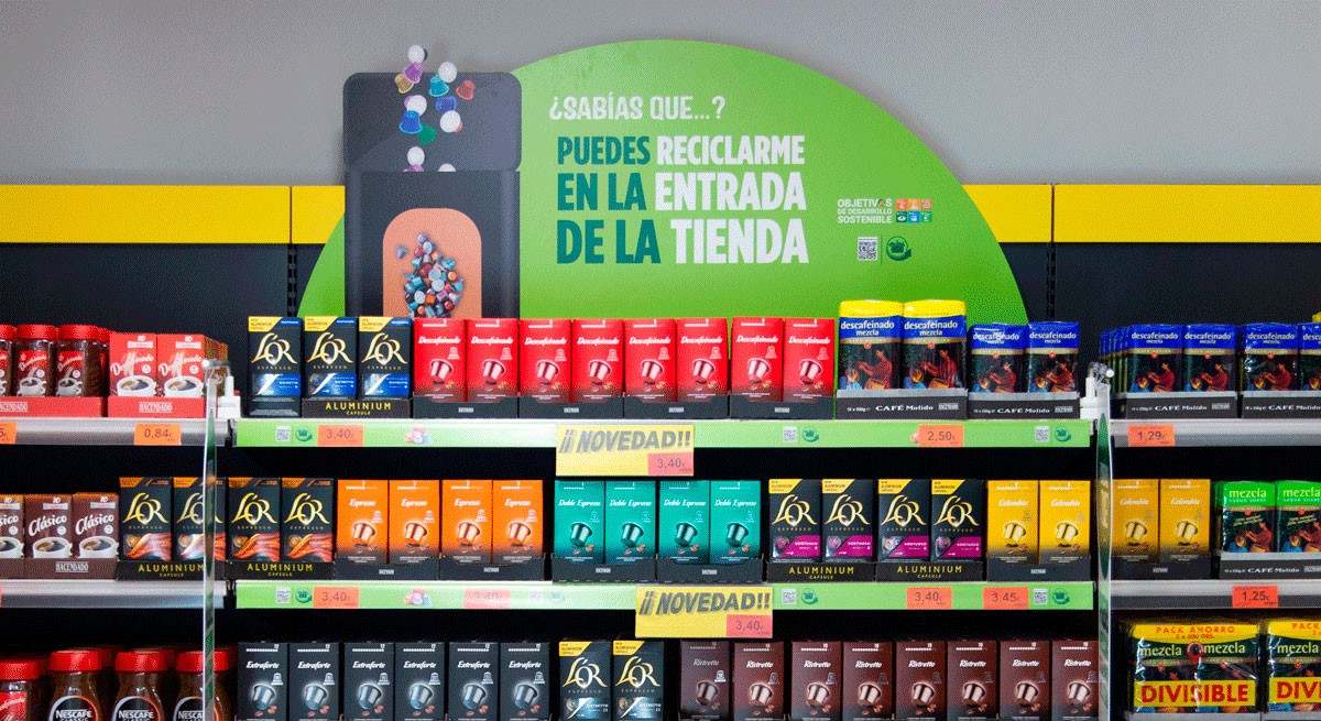 Un supermercado promociona el reciclaje