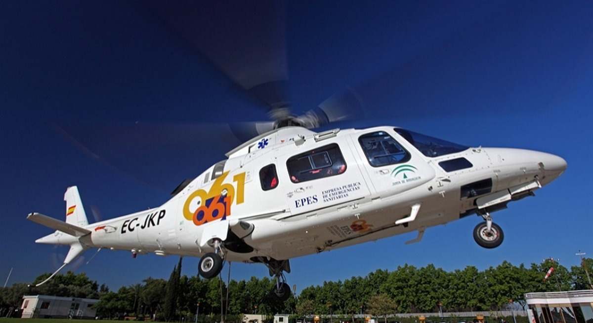 Fotografía de recurso de un helicóptero de Emergencias Sanitarias.