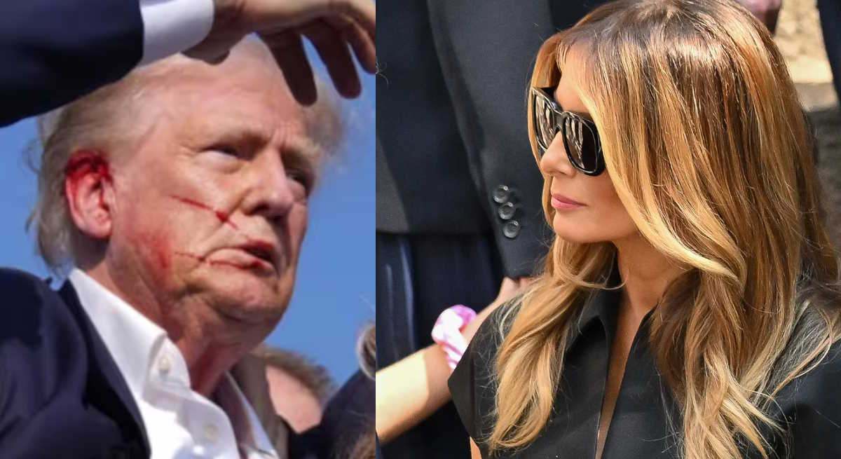 Melania Trump y su marido