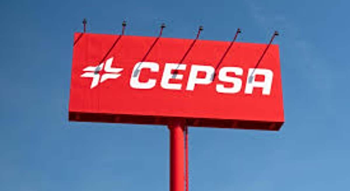 El logo de Cepsa en un cartel