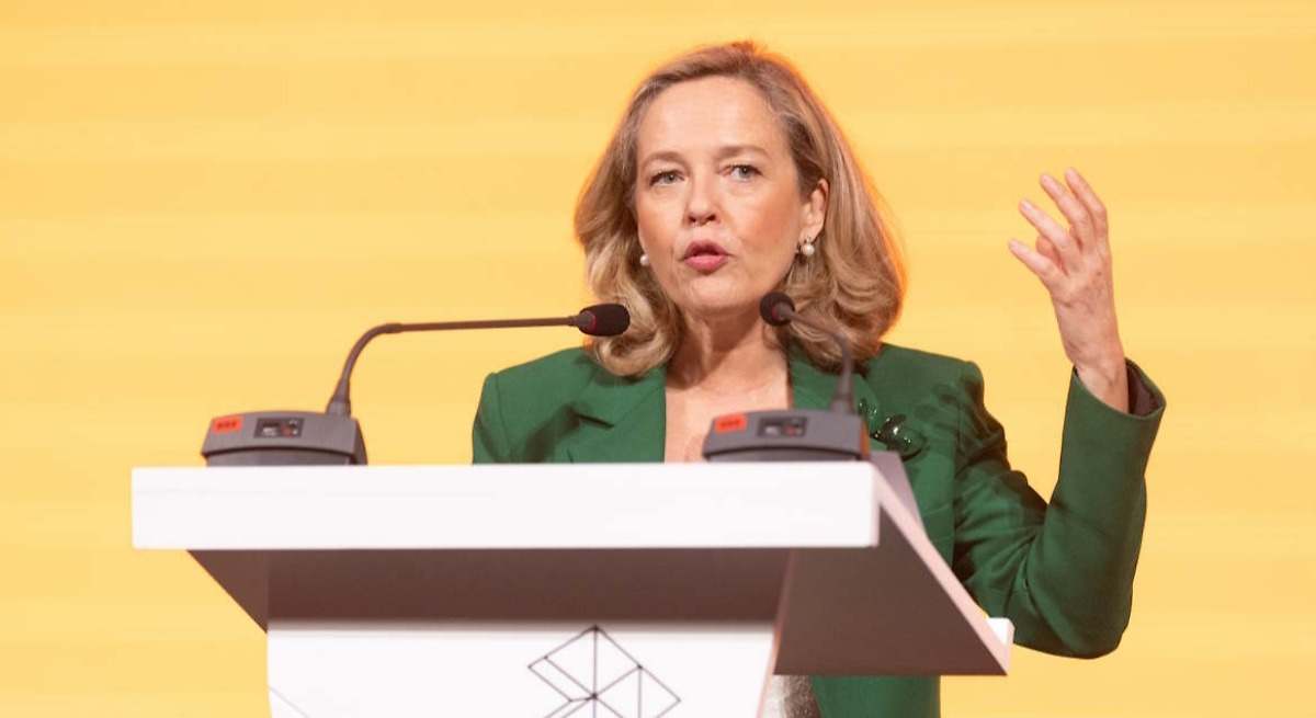 La exministra de Economía, Nadia Calviño