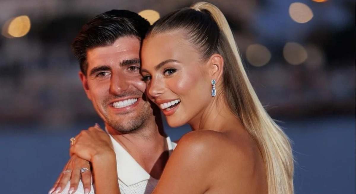 Thibaut Courtois y su esposa, Mishel Gerzig