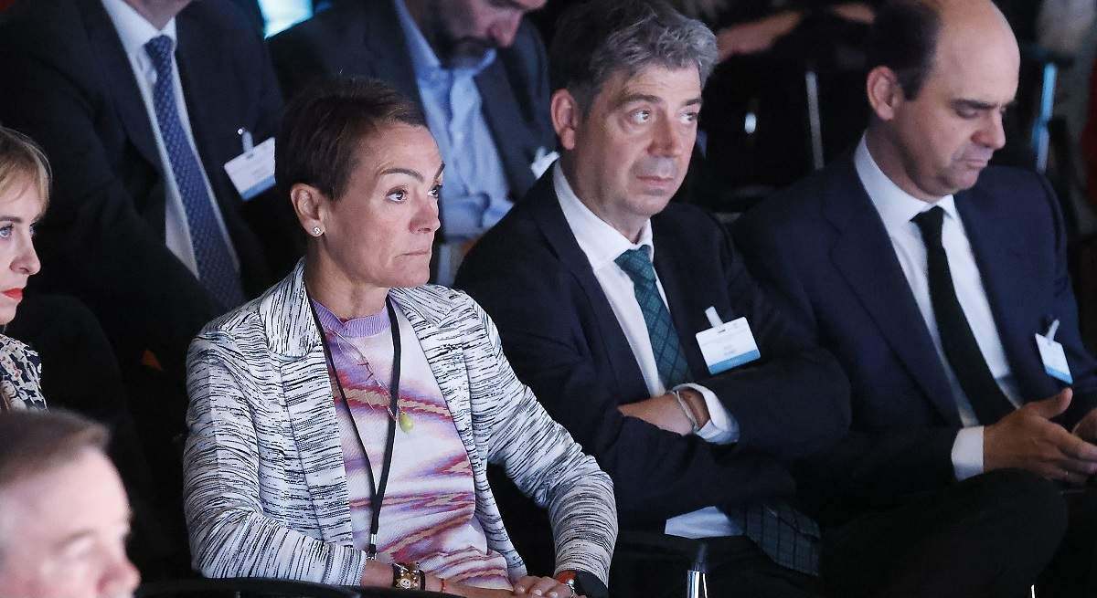 Sol Daurella, presidenta de Coca-Cola Europacific Partners, en la última asamblea del Instituto de Empresa Familiar. Alberto Martín Escudero