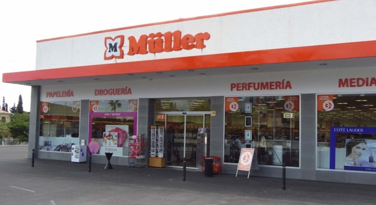 Una tienda de Müller en Mallorca.