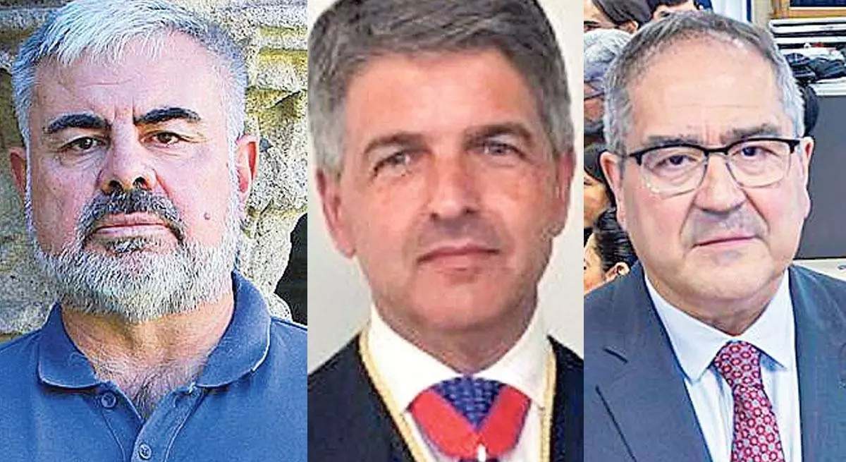 Los tres candidatos a presidir el TSXG.