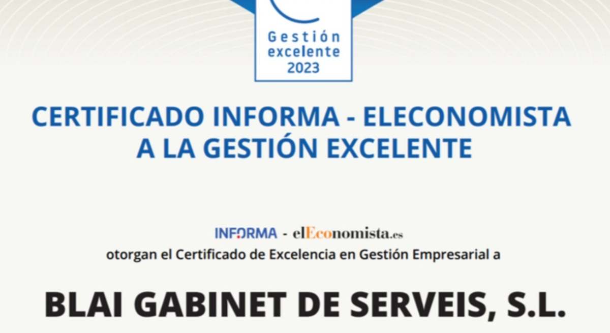 Gestión empresarial excelente