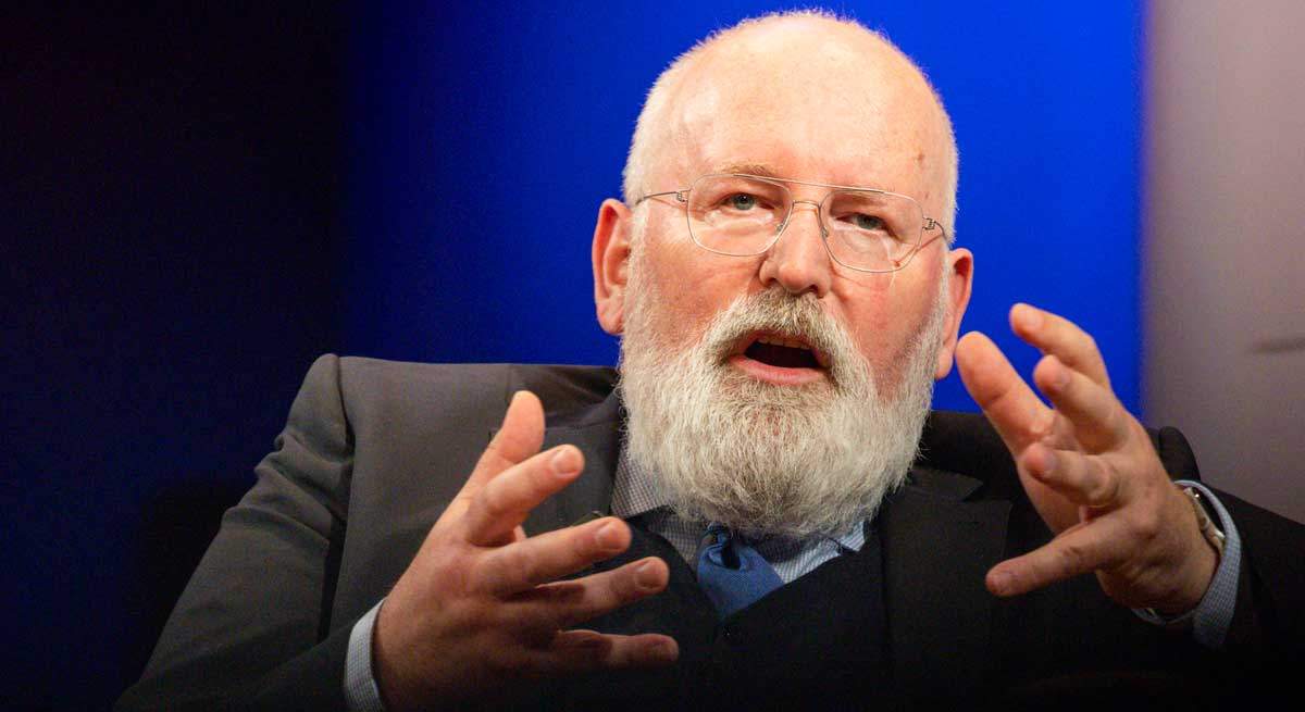 El vicepresidente ejecutivo de la Comisin Europea Frans Timmermans