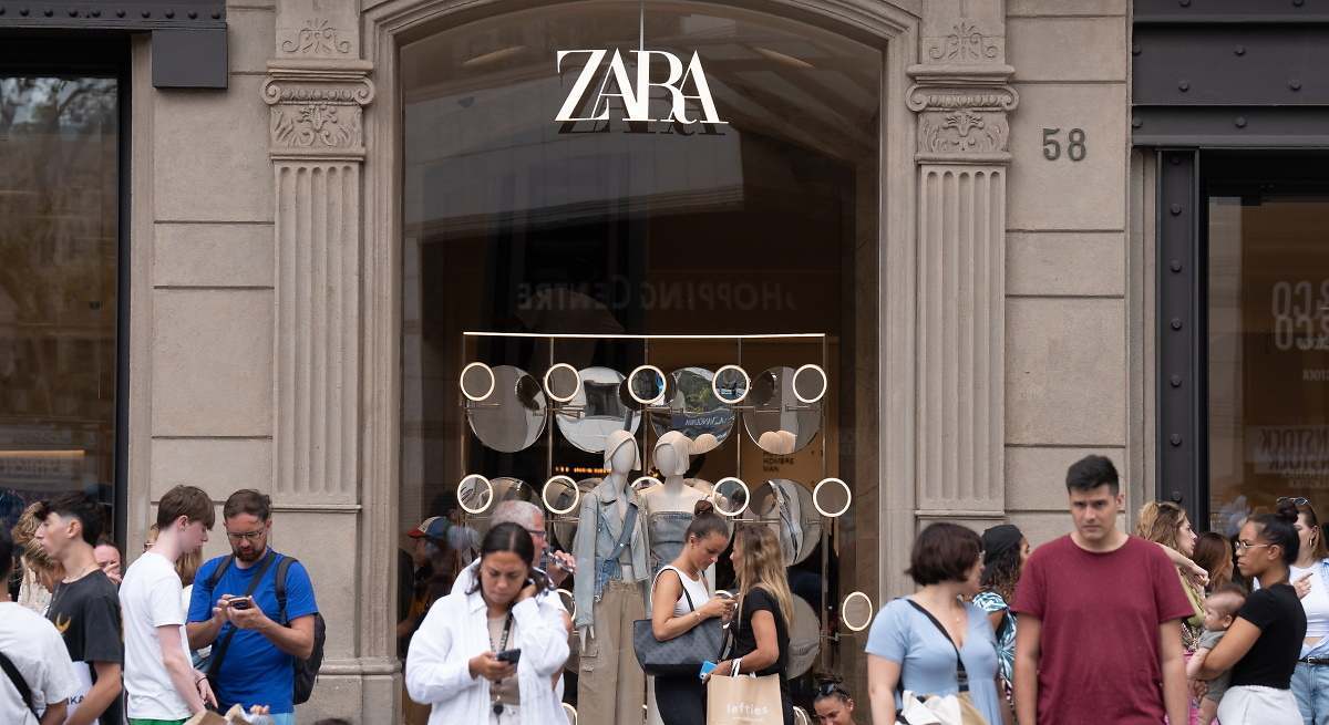 Fotografía de recurso de la fachada de una tienda de Zara, del grupo Inditex. Foto: EP.