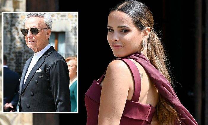 Ortega Cano y Gloria Camila se llevan todas las miradas en la boda de su  sobrino, Chema Esteban: traje de luces y estilo en Bilbao