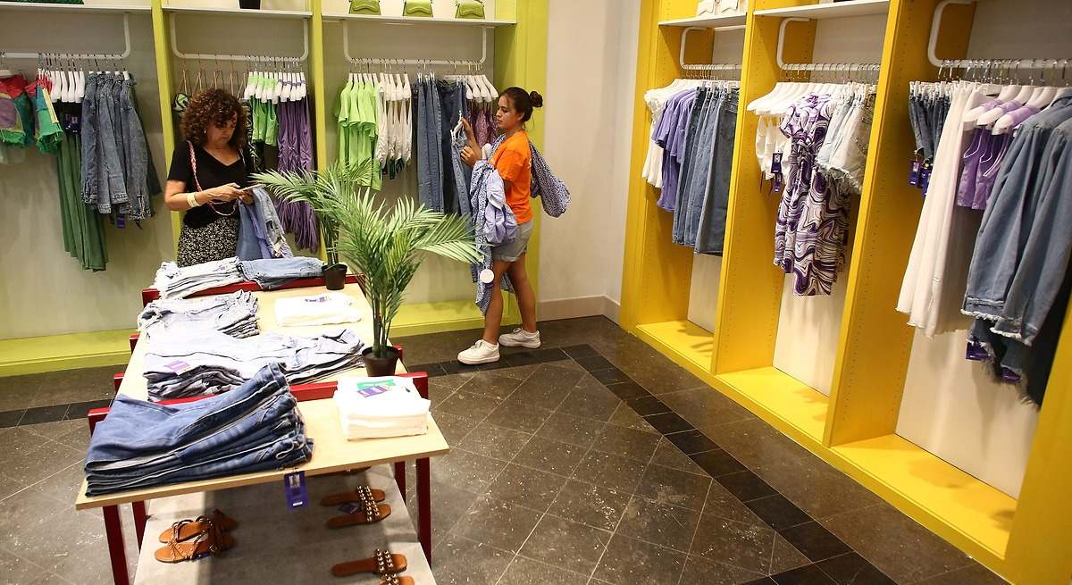 Un comercio textil.