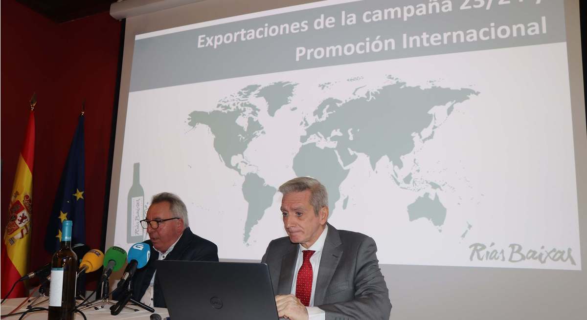 En la imagen, el presidente del Consejo Regulador Rías Baixas, Isidoro Serantes.