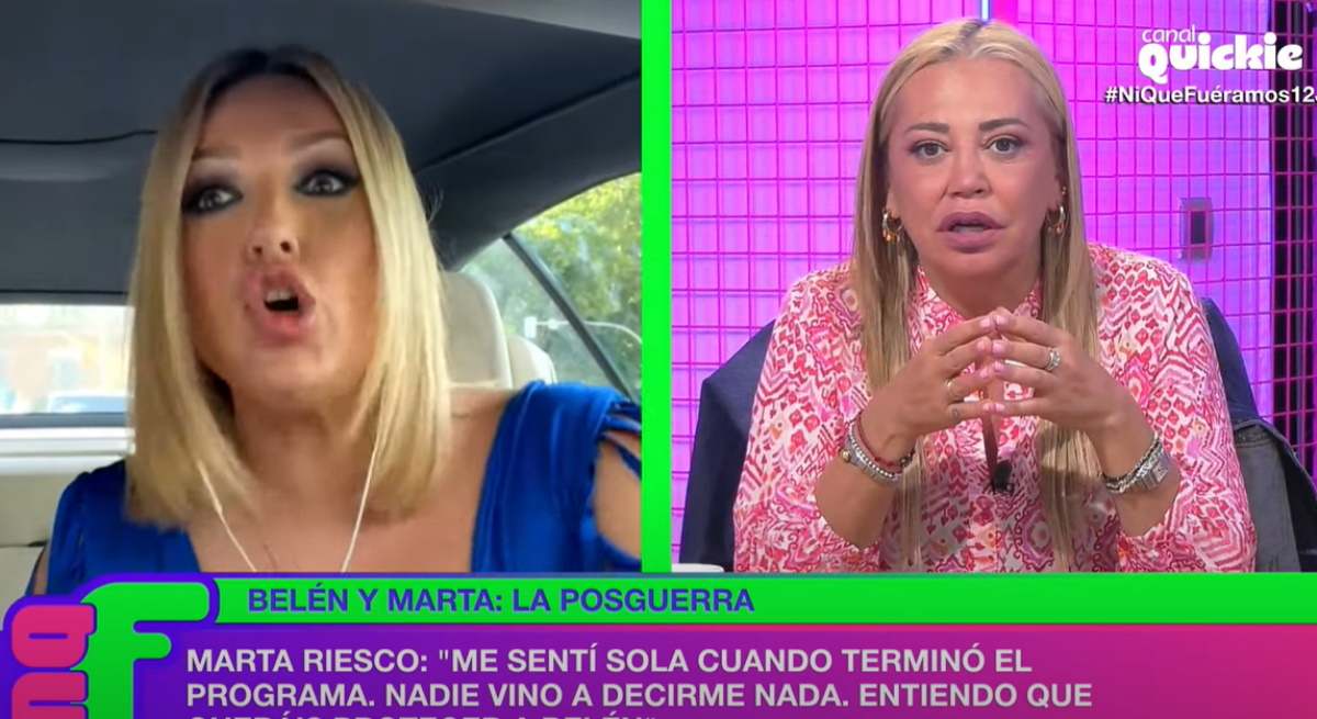 Marta Riesco y Belén Esteban