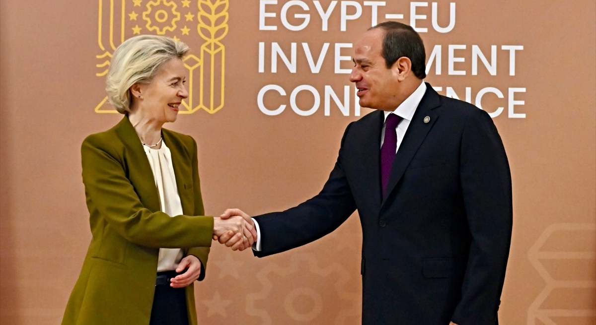 Ursula von der Leyen y Abdelfatá al Sisi / Europa Press