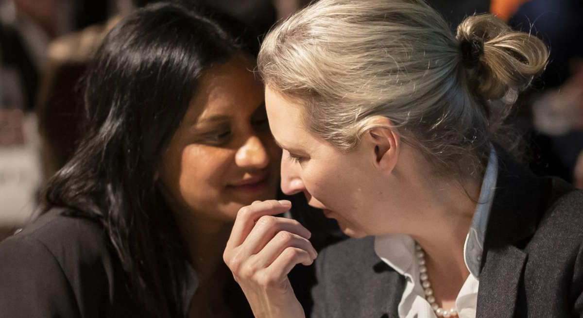 Alice Weidel y su mujer