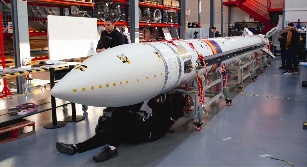 Uno de los cohetes fabricados por PLD Space.