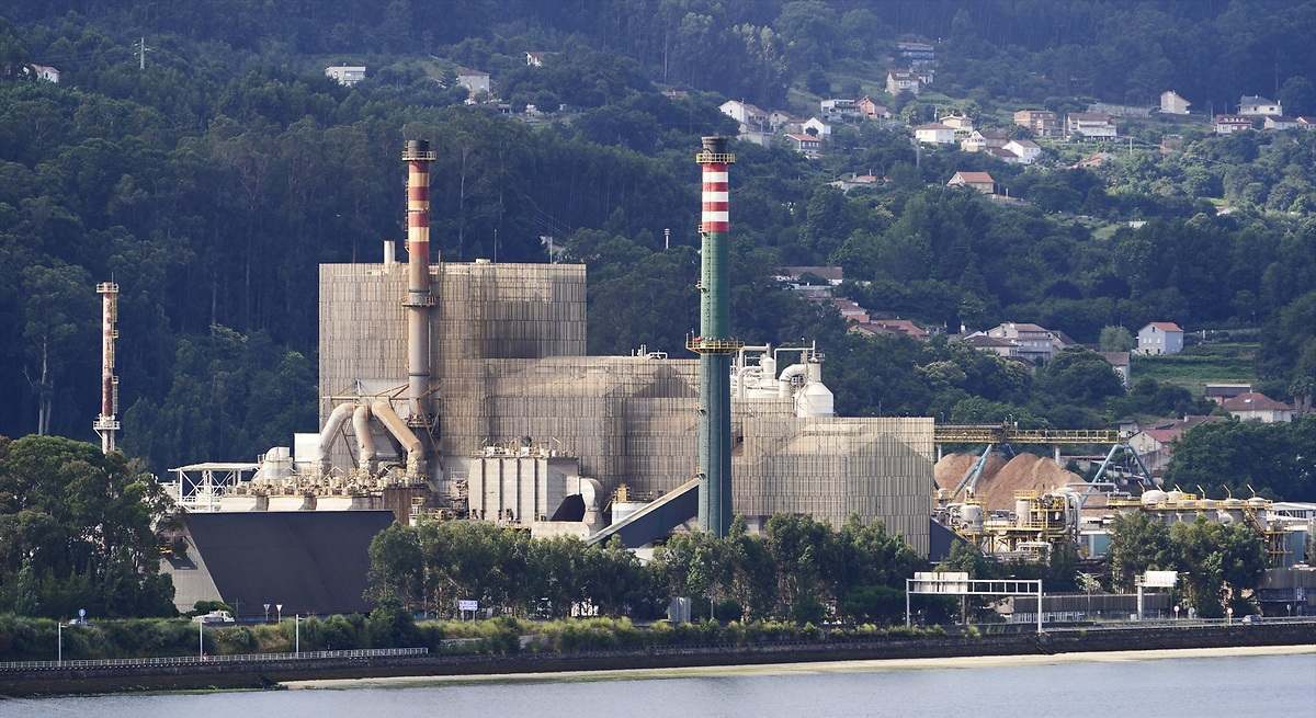 Una planta de Ence. EUROPA PRESS