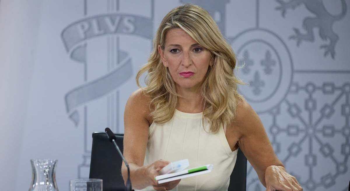 La vicepresidenta segunda y ministra de Trabajo, Yolanda Díaz