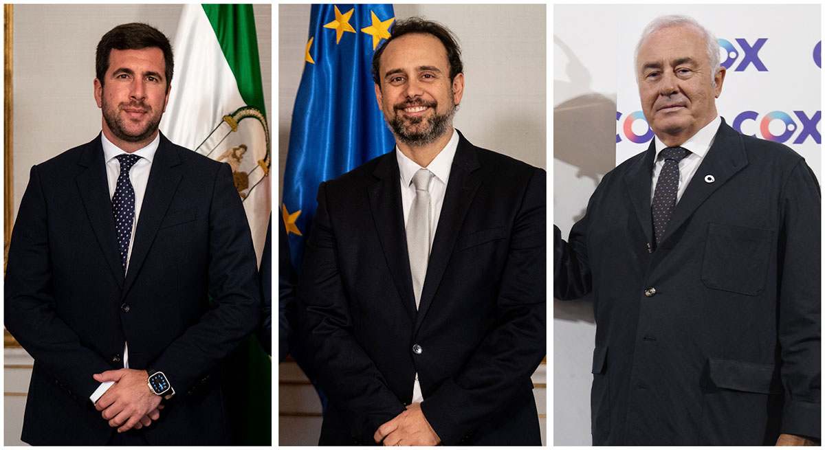 De izquierda a derecha, Enrique Riqulme, Ignacio Maluquer y Alberto Zardoya. eE
