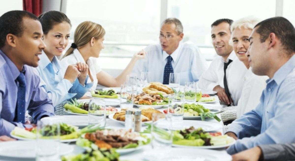 cena de navidad en una empresa