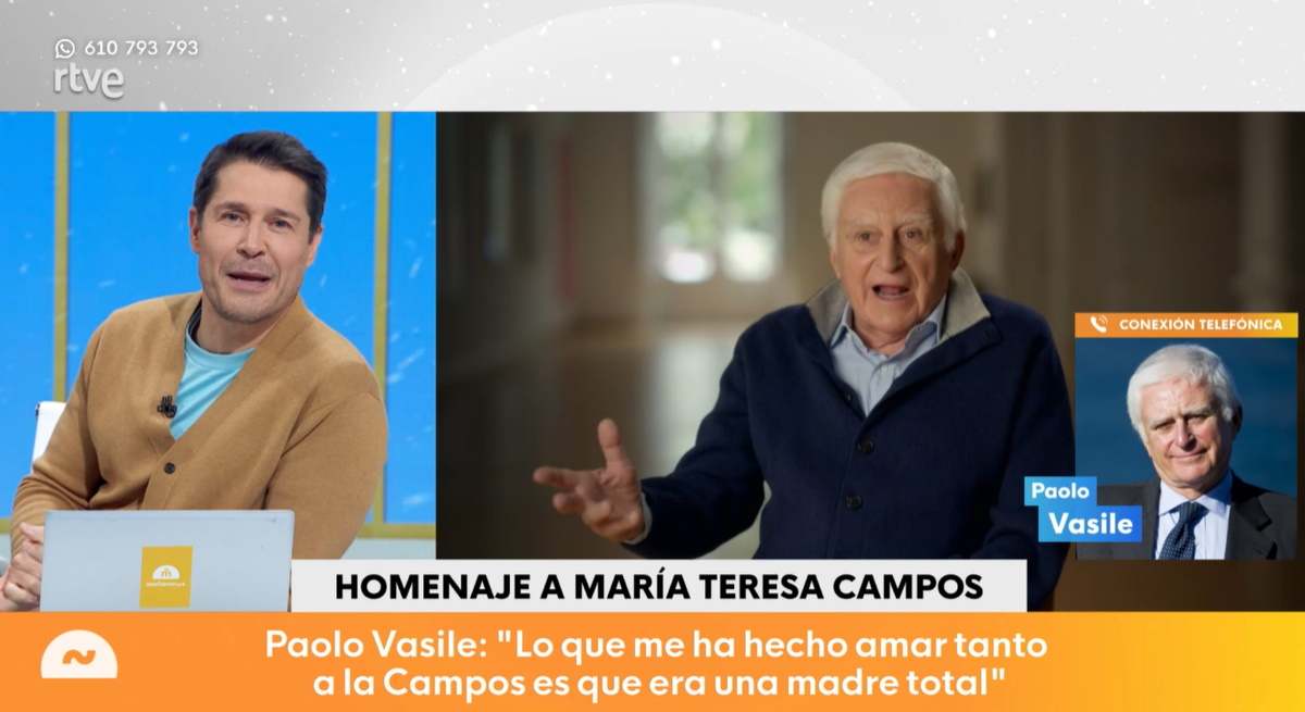 Paolo Vasile habla para Mañaneros
