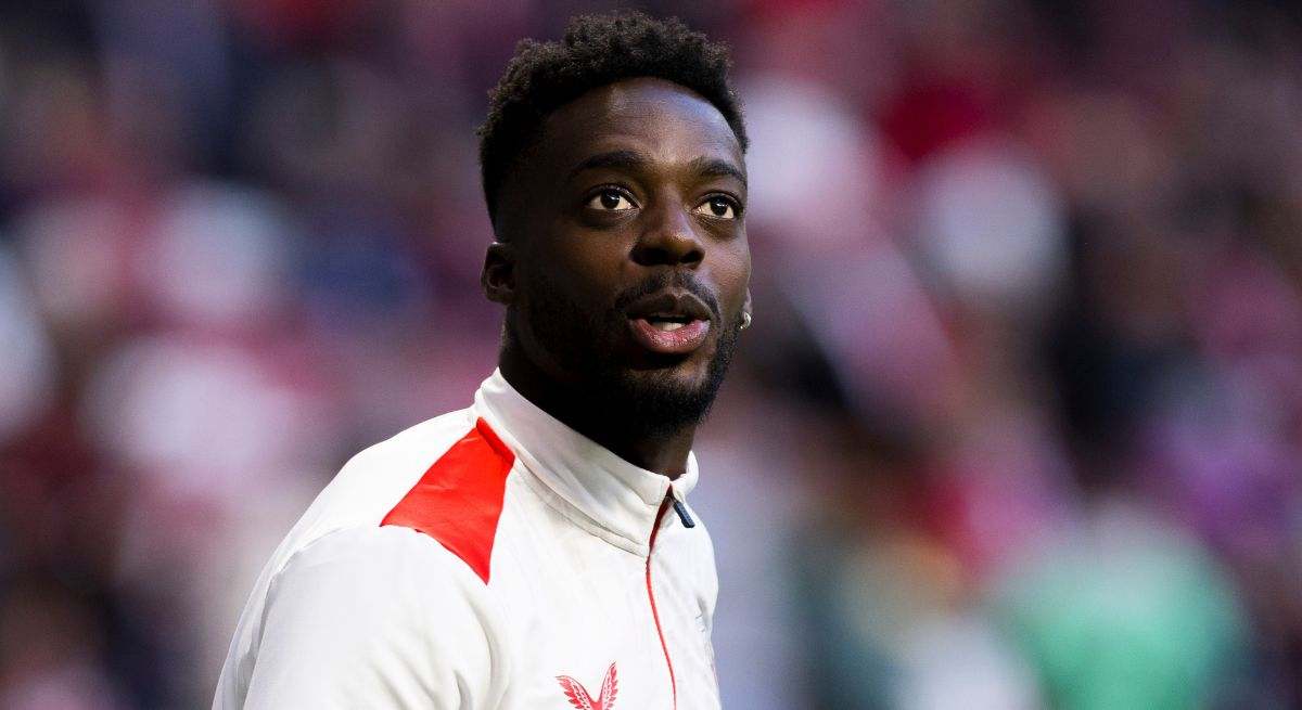 Iñaki Williams en el campo de juego