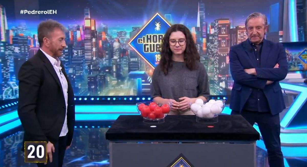 El plató del Hormiguero con una joven del público