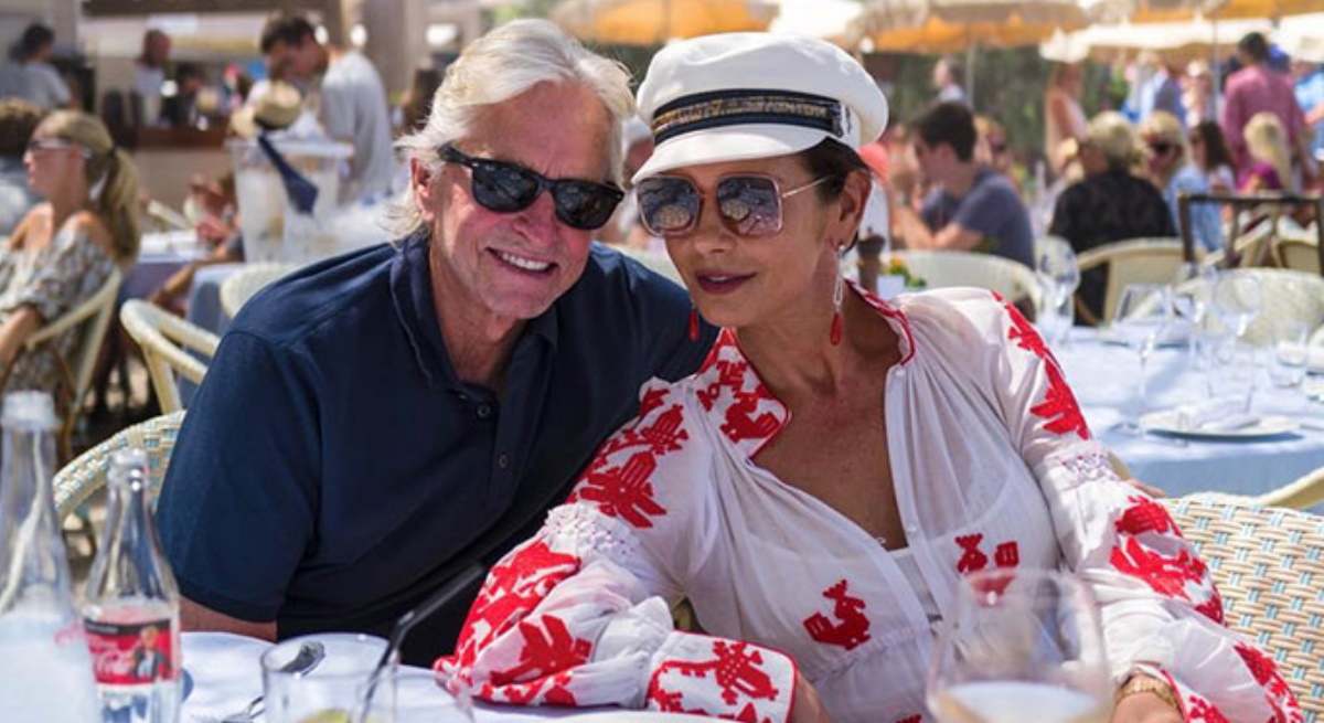 Zeta Jones, Michael Douglas, Mallorca 