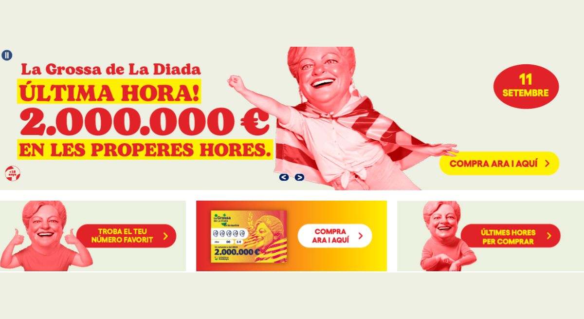 La Grossa de la Diada. / Foto: Loteries de Catalunya
