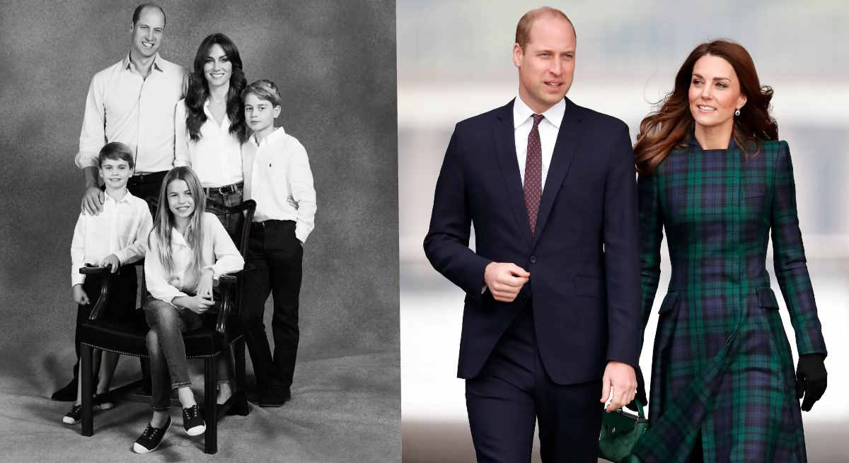 Kate Middleton, el príncipe Guillermo y sus hijos 