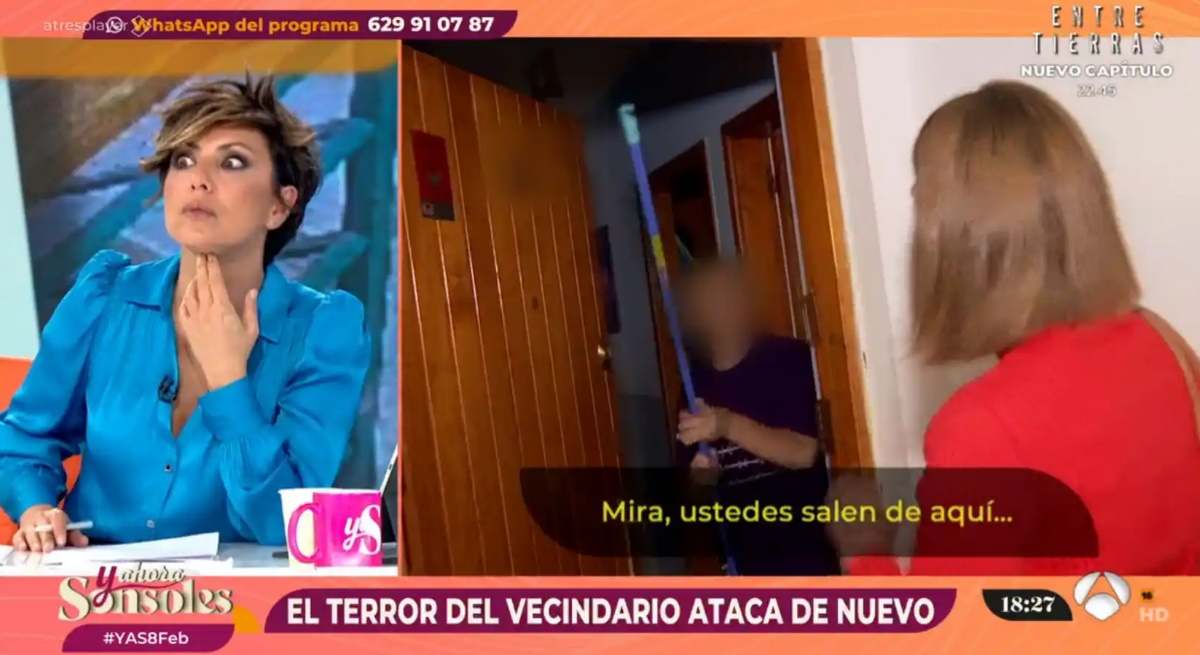 Agresión a una reportera de Sonsoles Ónega