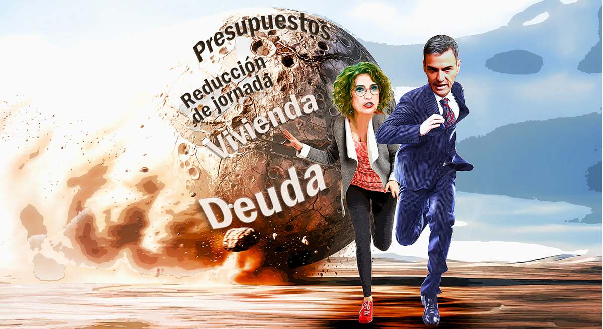 Al Gobierno se le acumulan los problemas económicos  en contra de la impresión que dan Sánchez y Montero
