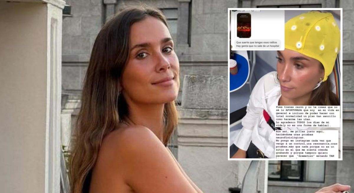 María Pombo en el hospital